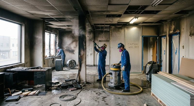 Commercial Fire Damage Repair in Gilbert, AZ