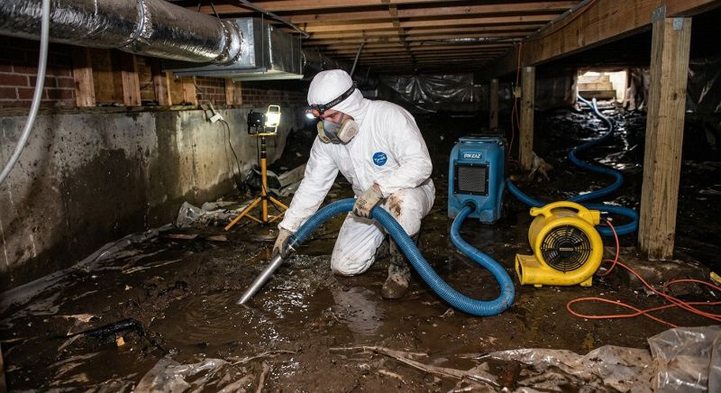 Crawlspace Water Restoration in Wilmington, NC