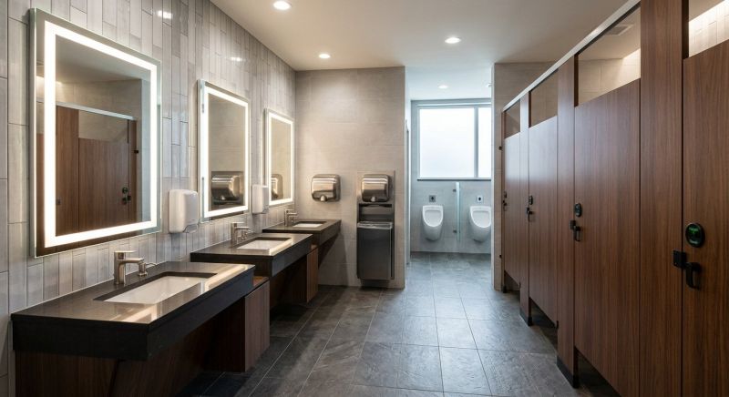 Office Bathroom Renovation in Denver County, CO