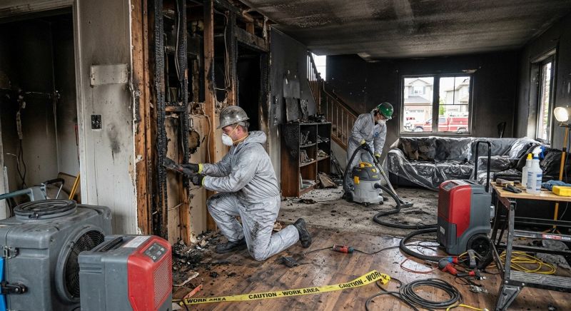 Residential Fire Restoration in Gilbert, AZ