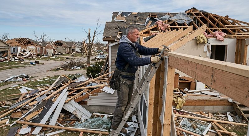 Tornado Damage Restoration in Olathe, KS