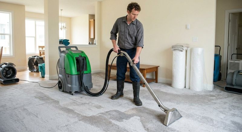 Wet Carpet Restoration in Wilmington, NC