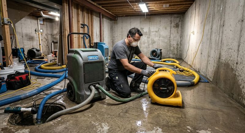 Basement Drying in Wilmington, NC