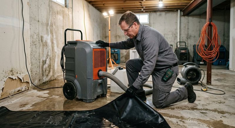 Basement Drying in Wilmington, NC