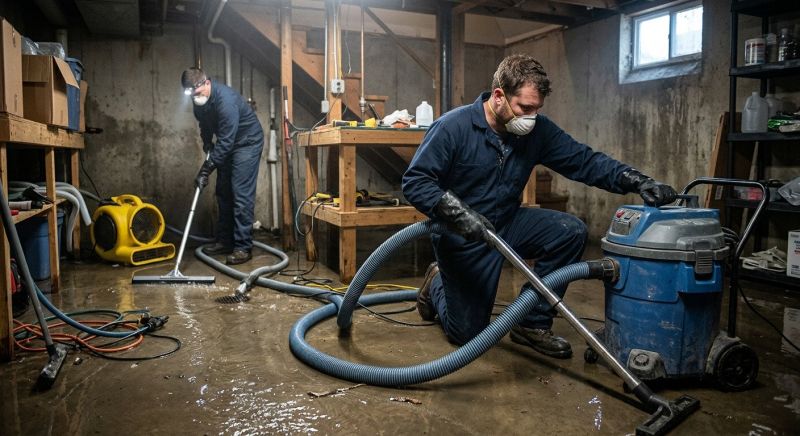 Basement Water Extraction in Mesa, AZ