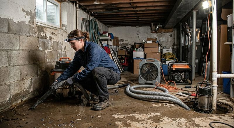 Basement Water Mitigation in Wilmington, NC