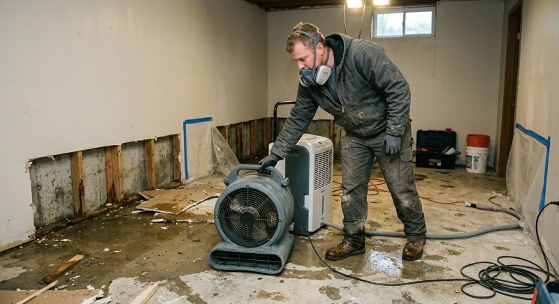 Basement Water Mitigation in Wilmington, NC