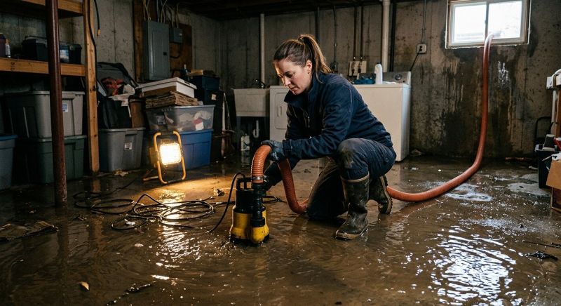 Basement Water Removal in Wilmington, NC