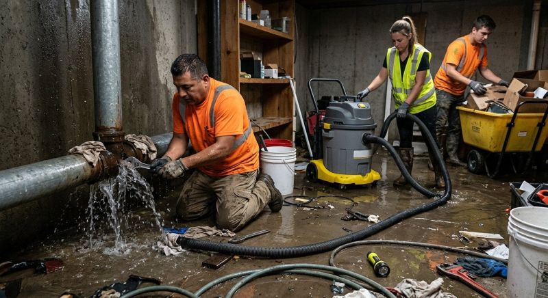 Burst Pipe Cleanup in Phoenix, AZ