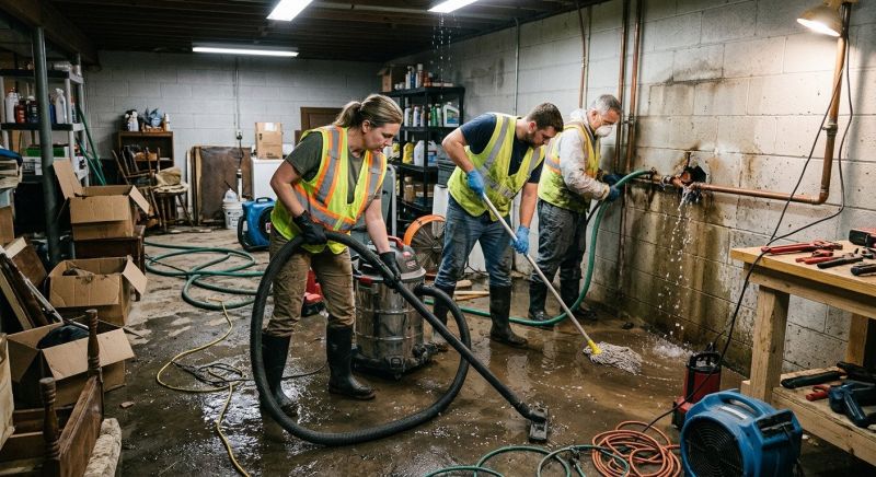 Burst Pipe Cleanup in Chandler, AZ