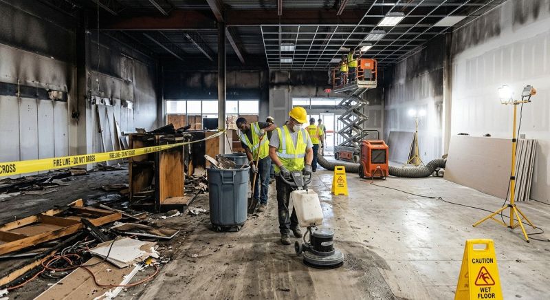 Commercial Fire Damage Repair in Phoenix, AZ