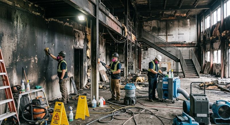 Commercial Fire Restoration in Chandler, AZ