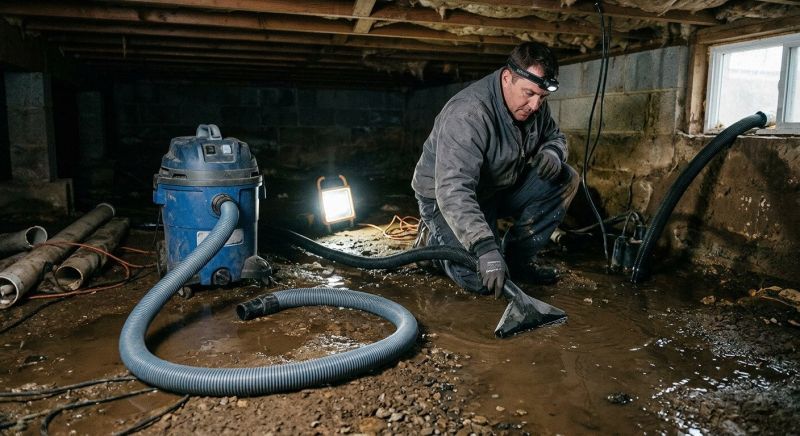 Crawlspace Water Cleanup in Scottsdale, AZ