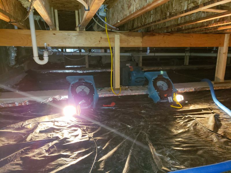 Crawlspace Water Cleanup in Wilmington, NC