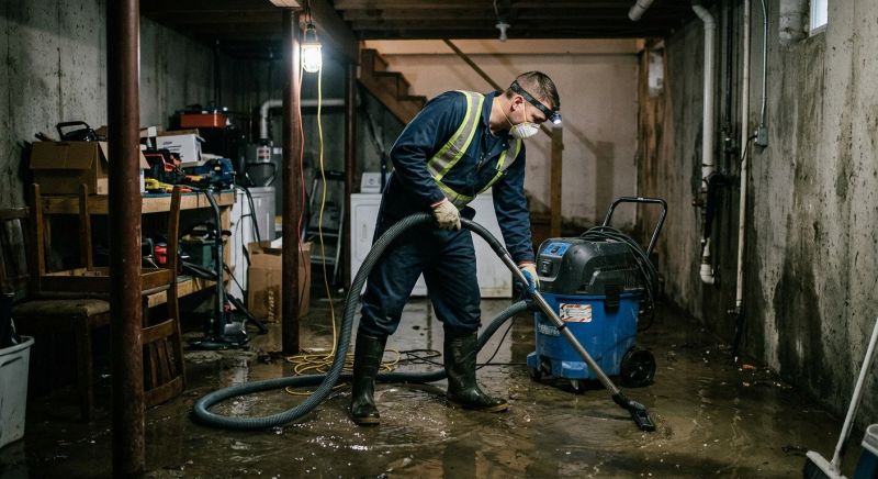 Flooded Basement Cleanup in Wilmington, NC