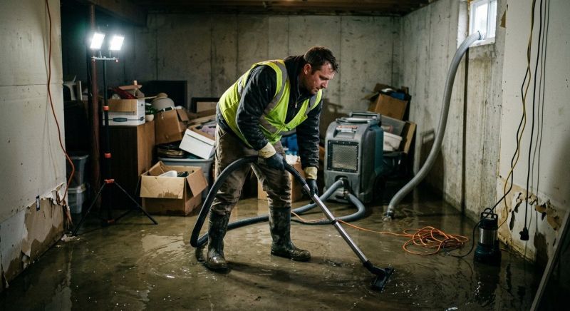 Flooded Basement Cleanup in Wilmington, NC