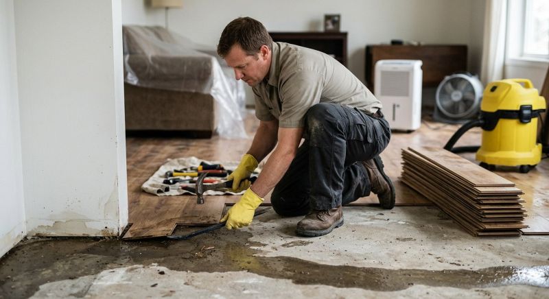 Flooded Floor Repair in Wilmington, NC