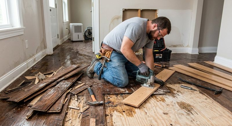 Flooded Floor Repair in Wilmington, NC