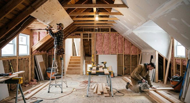 Garage Attic Remodeling in Conroe, TX