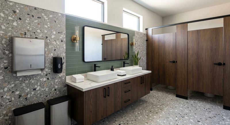 Industrial Bathroom Renovation in Denver County, CO