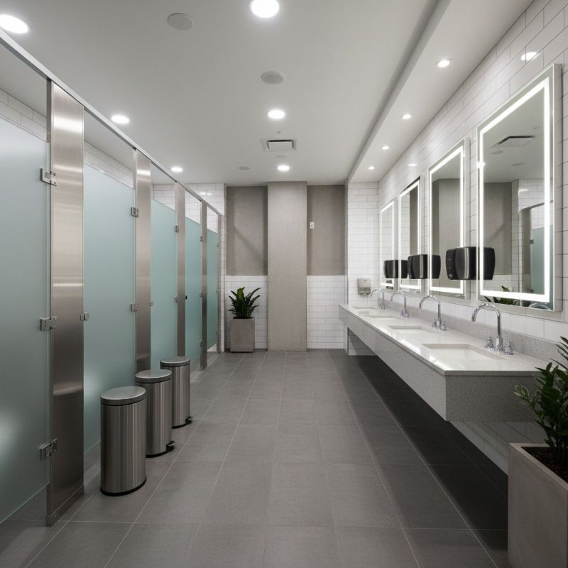 Industrial Bathroom Renovation in Charleston, SC