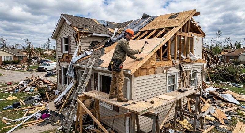 Storm Damage Repair in Olathe, KS