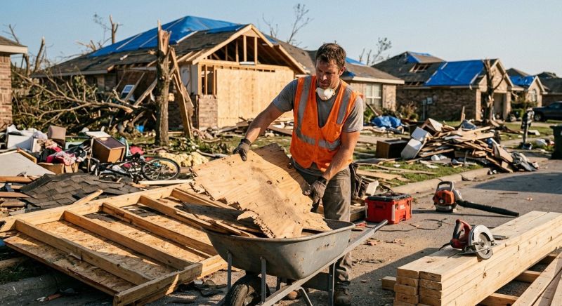 Tornado Damage Repair in Overland Park, KS