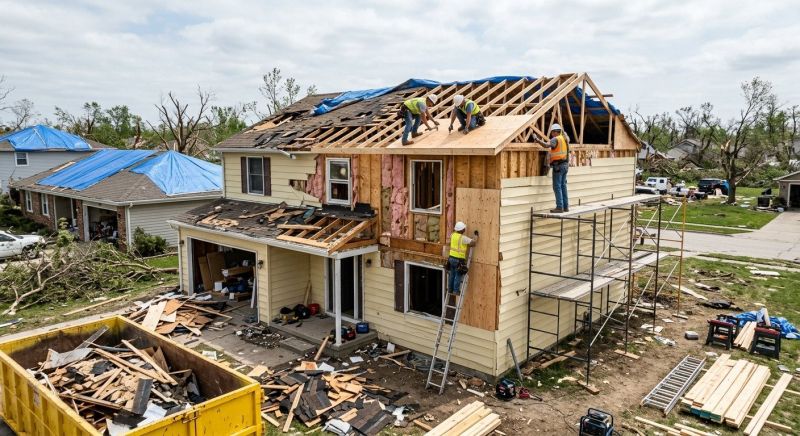 Tornado Damage Restoration in Olathe, KS
