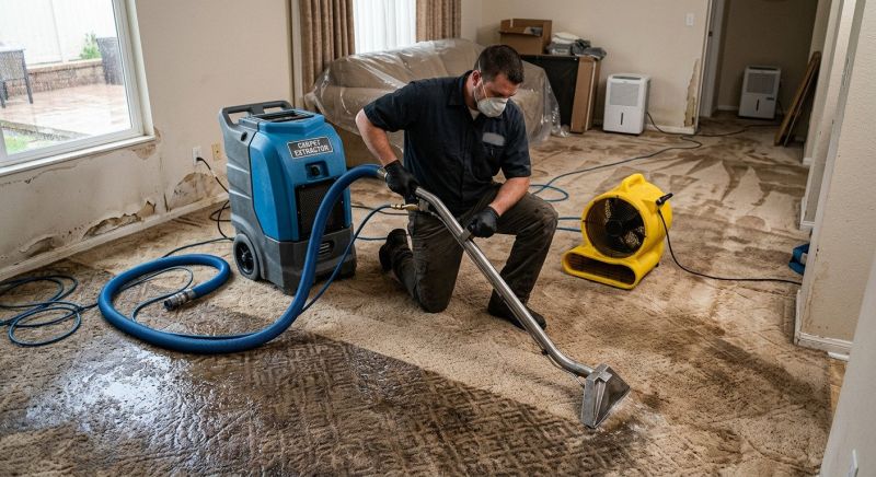 Wet Carpet Drying in Wilmington, NC