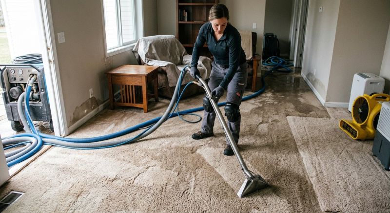 Wet Carpet Drying in Gilbert, AZ